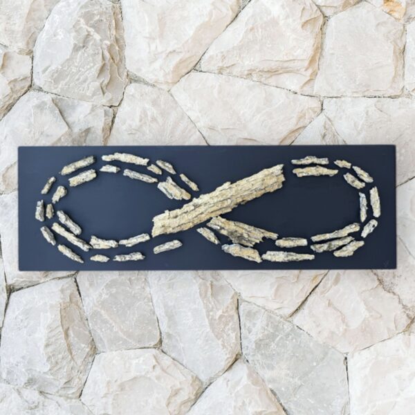 Verfügbar - "Endless Eight" 120x40cm, Holz auf Leinwand-Preis 150€