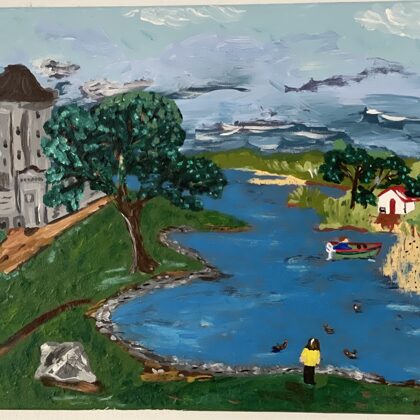 VERFÜGBAR- „Ireland Killarney“ – Ölfarbe auf Leinwand 30x40cm - Art.Nr. OE06-2012-2