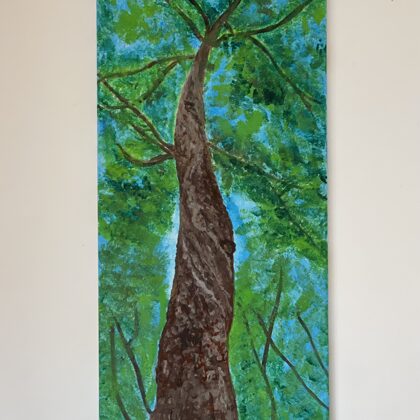 NICHT VERFÜGBAR - „Baumblick“- Acryl Gemälde auf Leinwand - 40x120cm - Art.Nr.A06-2021-2